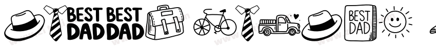 Happy Father’s Day字体转换 Happy Father’s Day字体转换